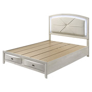 Queen Bed w/Storage & LED