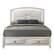 Queen Bed w/Storage & LED