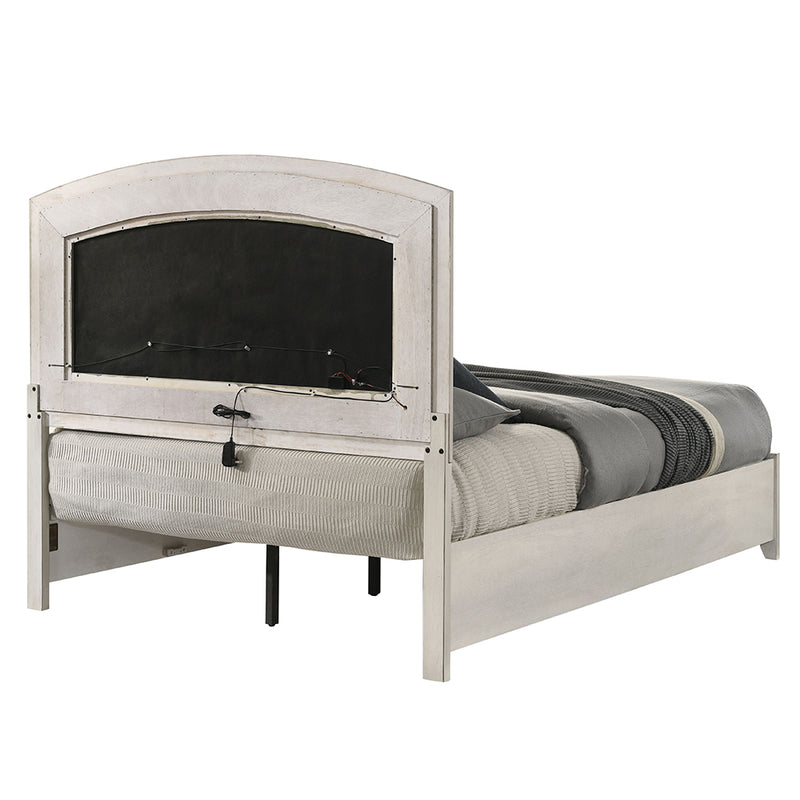 Queen Bed w/Storage & LED
