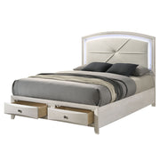 Queen Bed w/Storage & LED