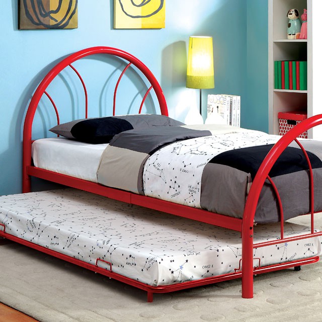 Rainbow Full Bed Black, White, Silver, Black, & Green