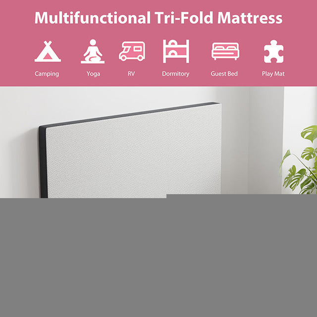 Hollyhock 3" Full Tri-Fold Memory Foam Topper