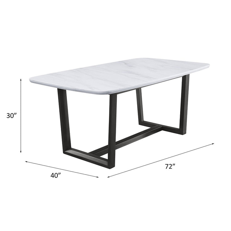 Dining Table w/Natrual Marble Top