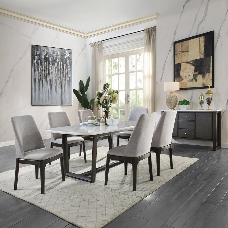 Dining Table w/Natrual Marble Top