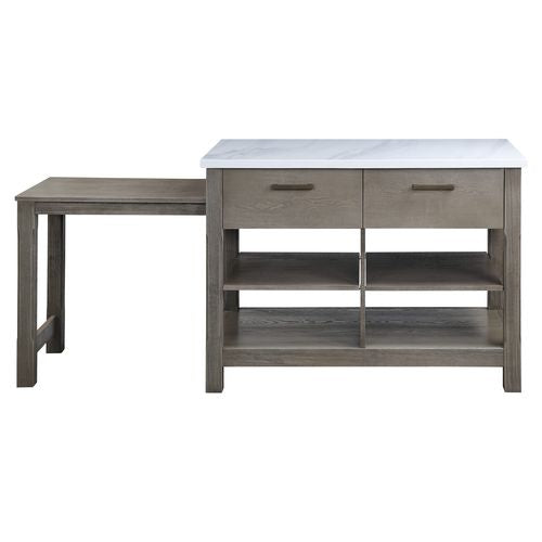 Kitchen Island w/Pull Out Table