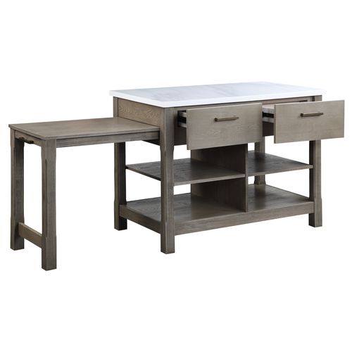 Kitchen Island w/Pull Out Table
