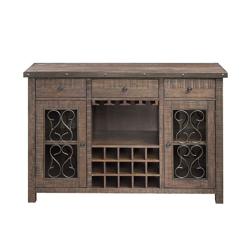 Server w/Cup Holder & Wine Rack