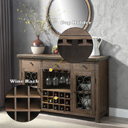 Server w/Cup Holder & Wine Rack