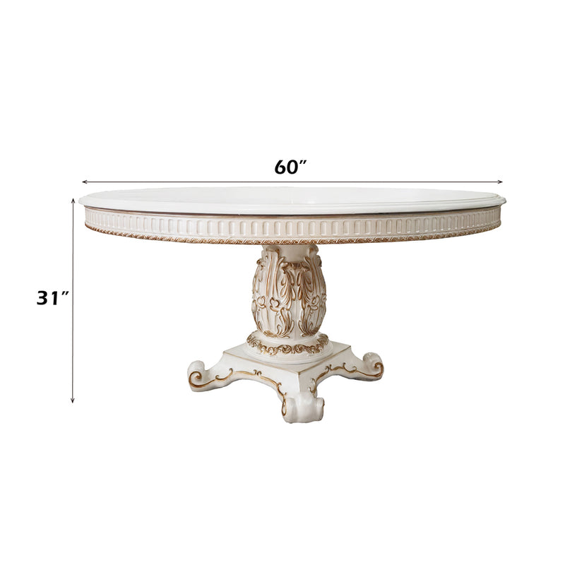 Round Dining Table w/Pedestal Base