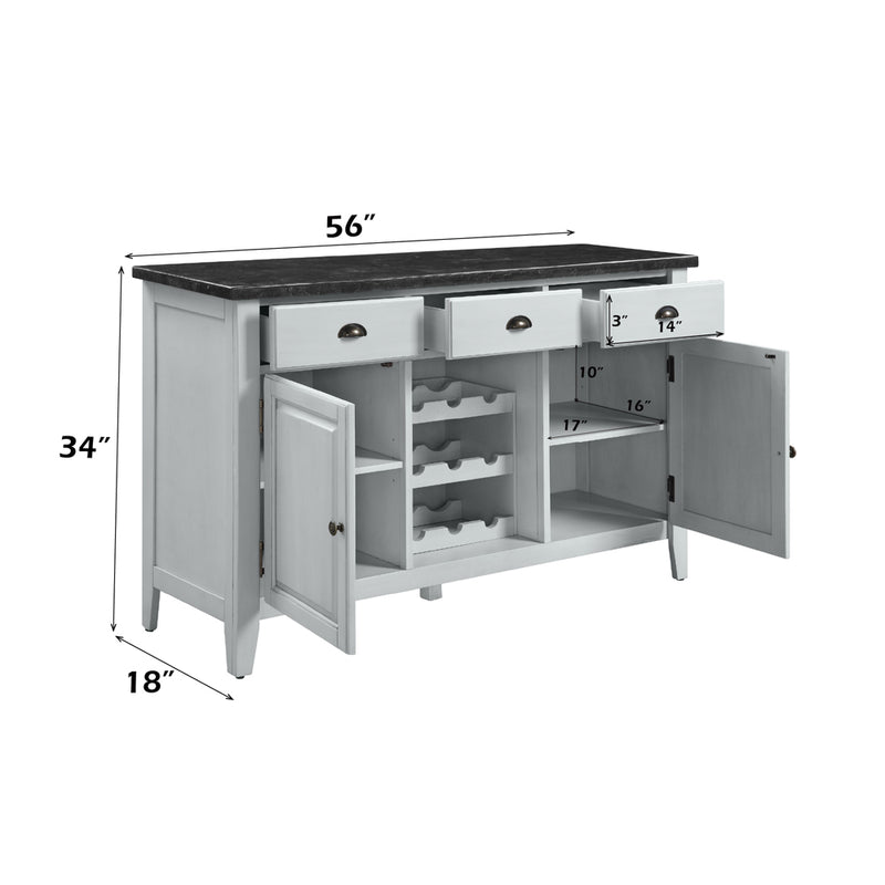 Server w/Natrual Marble Top