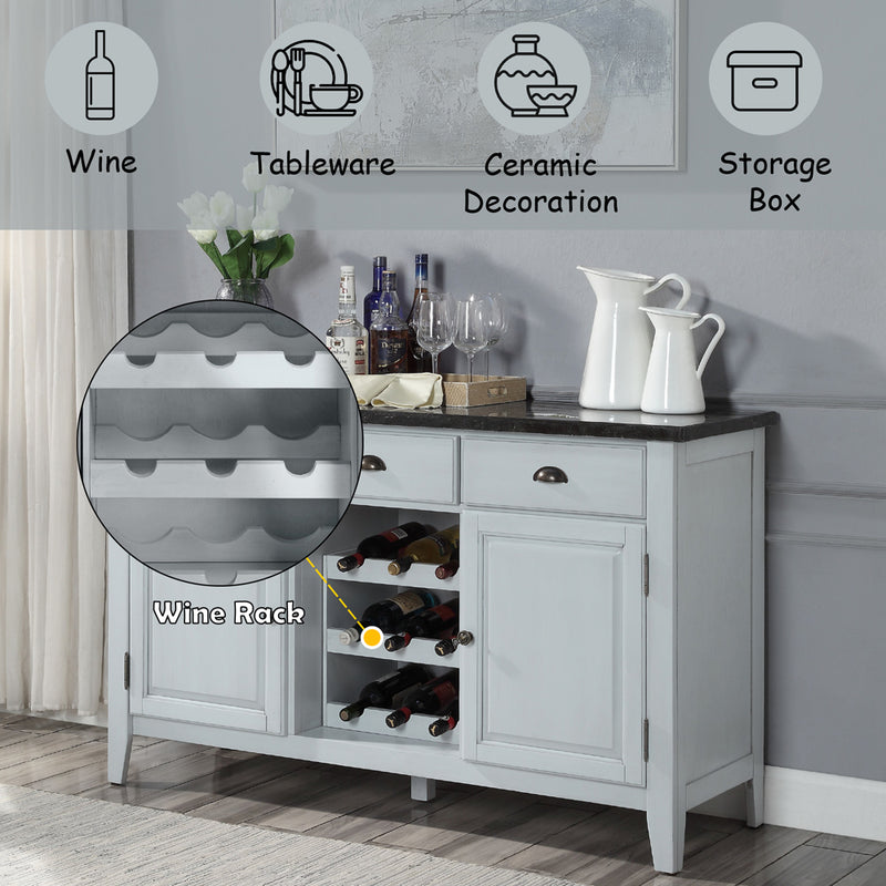 Server w/Natrual Marble Top