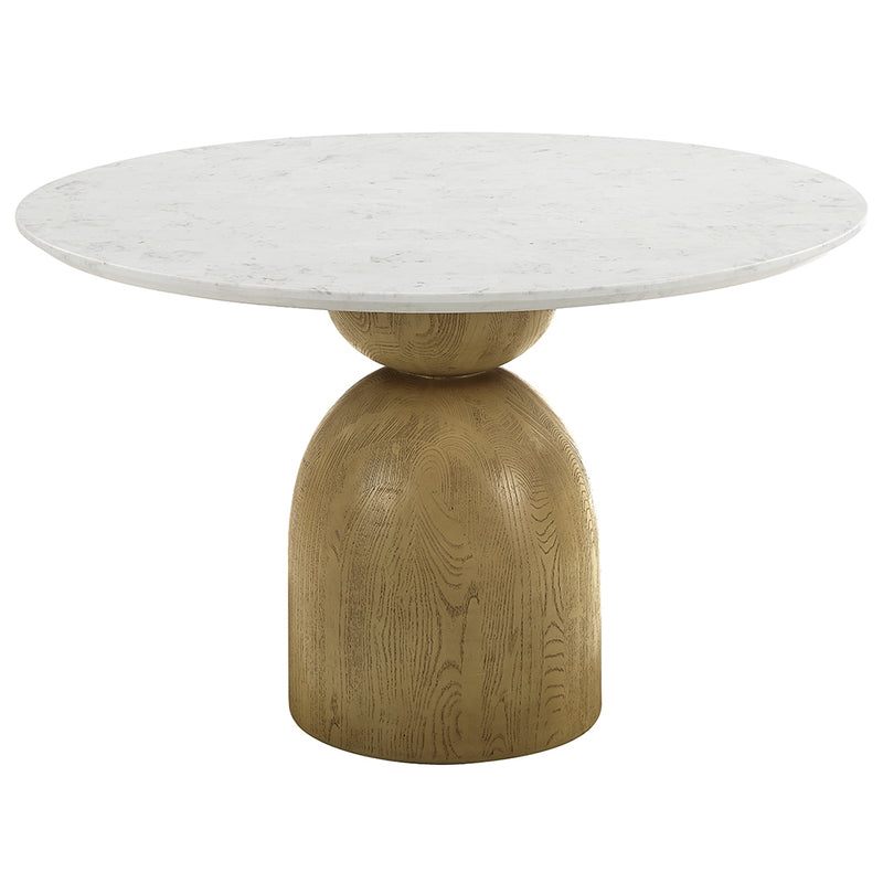 Round Dining Table w/Natrual Marble Top