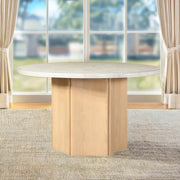 Round Dining Table w/Natrual Marble Top