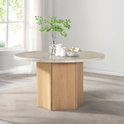 Round Dining Table w/Natrual Marble Top