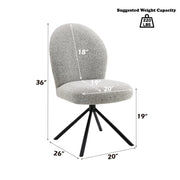 Side Chair w/Swivel (Set-2)