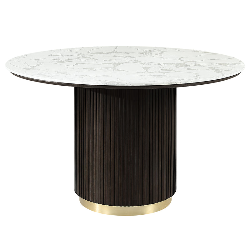 Round Dining Table w/Marble