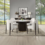 Round Dining Table w/Marble