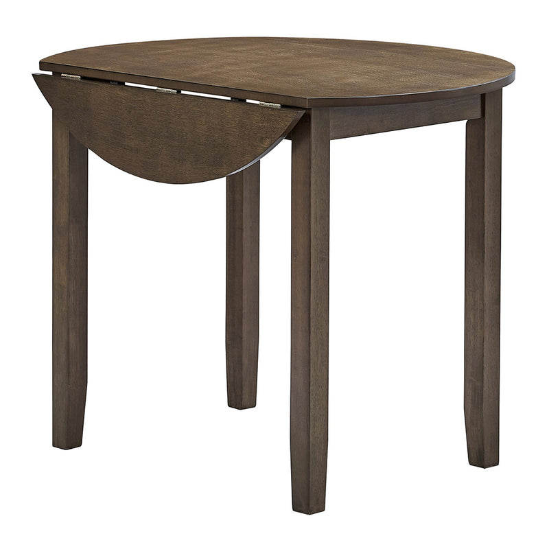 Round Dining Table w/Drop Leaf