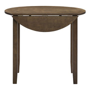 Round Dining Table w/Drop Leaf