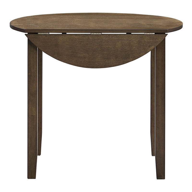 Round Dining Table w/Drop Leaf