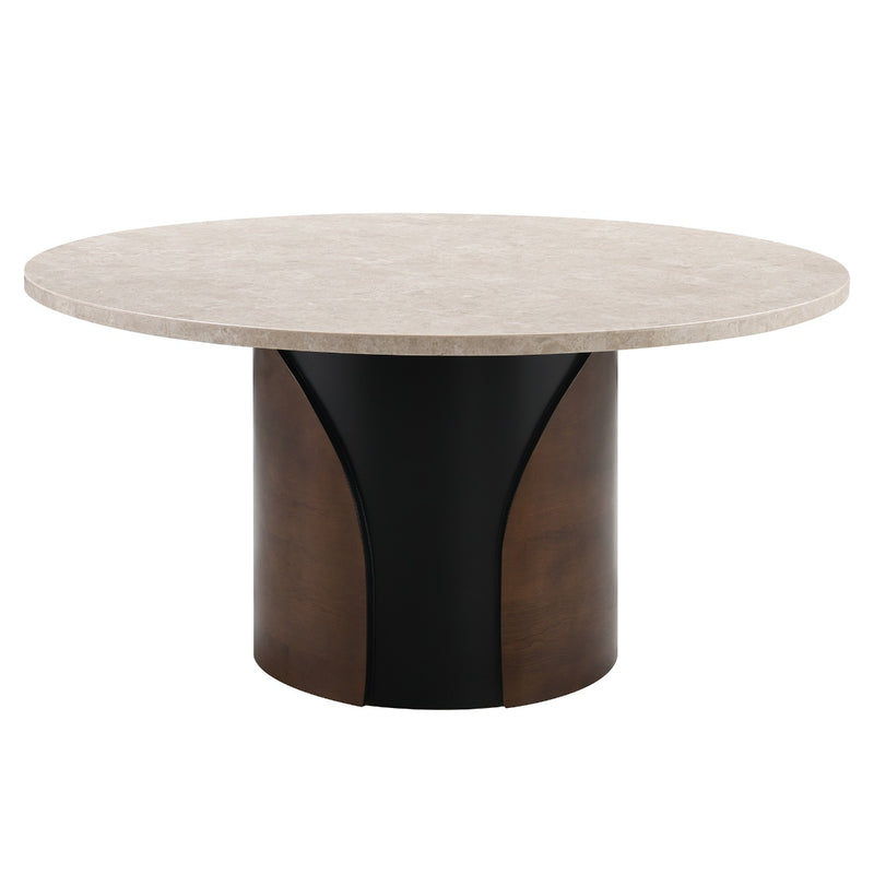 Round Dining Table w/Marble Top