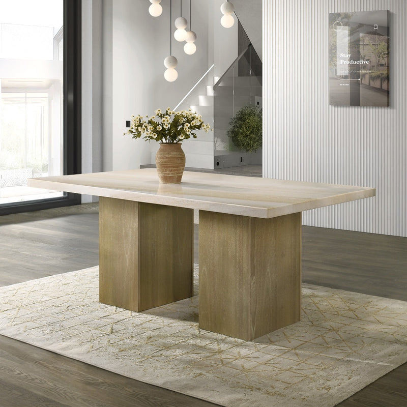 Dining Table w/Natrual Marble Top