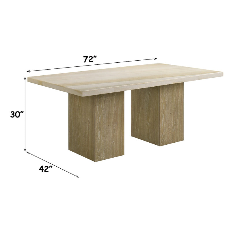 Dining Table w/Natrual Marble Top