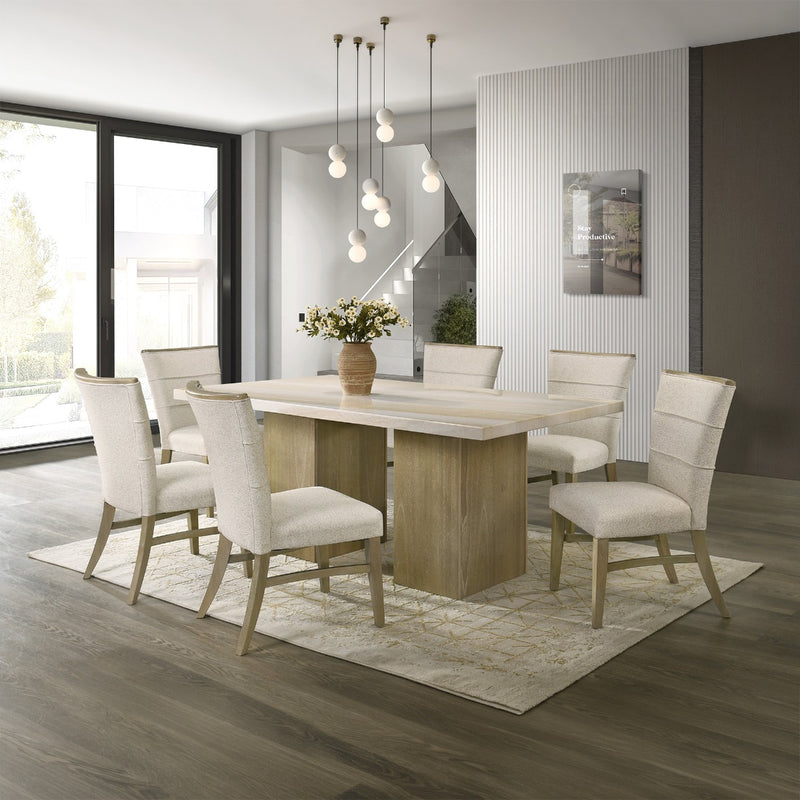 Dining Table w/Natrual Marble Top
