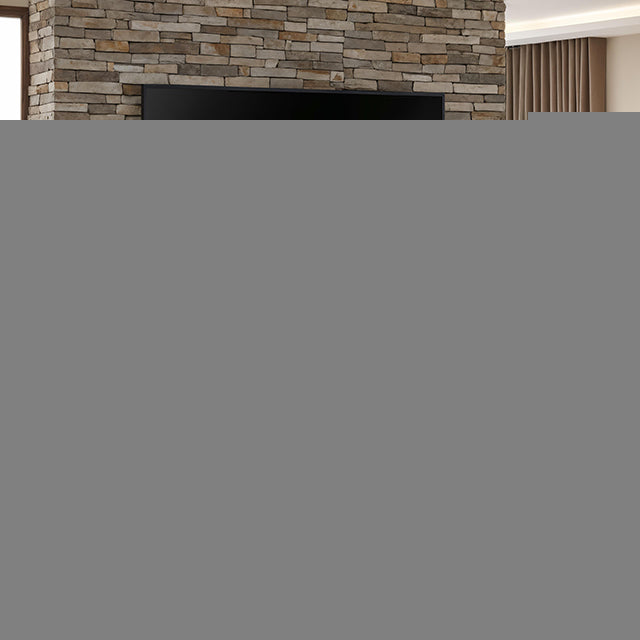 Terni TV Stand w/ Fireplace & 2 Side Tables