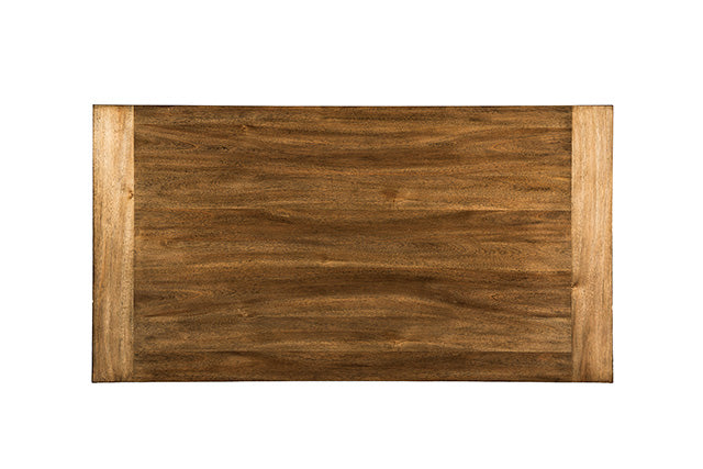 Losone Dining Table Set with Bench Rustic