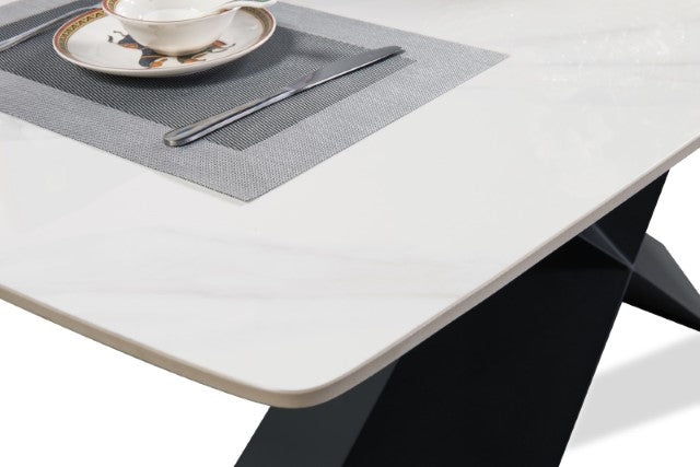 Lenvik 7 Pc Dining Table Set White