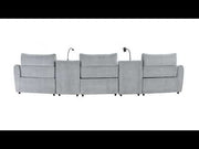 Modular Power Motion Armless Recliner