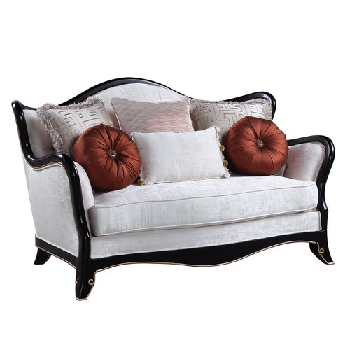 Loveseat w/6 Pillows