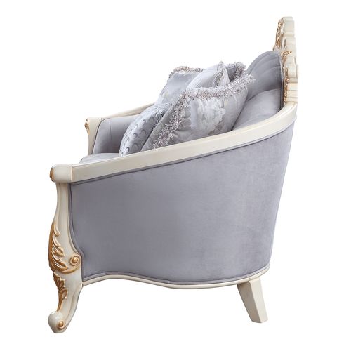 Loveseat w/4 Pillows