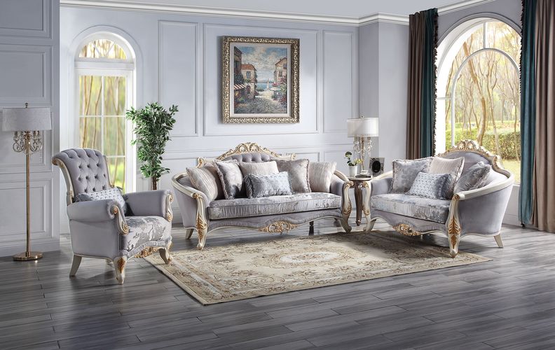 Loveseat w/4 Pillows