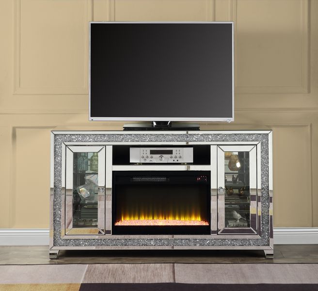 TV Stand w/Fireplace & LED
