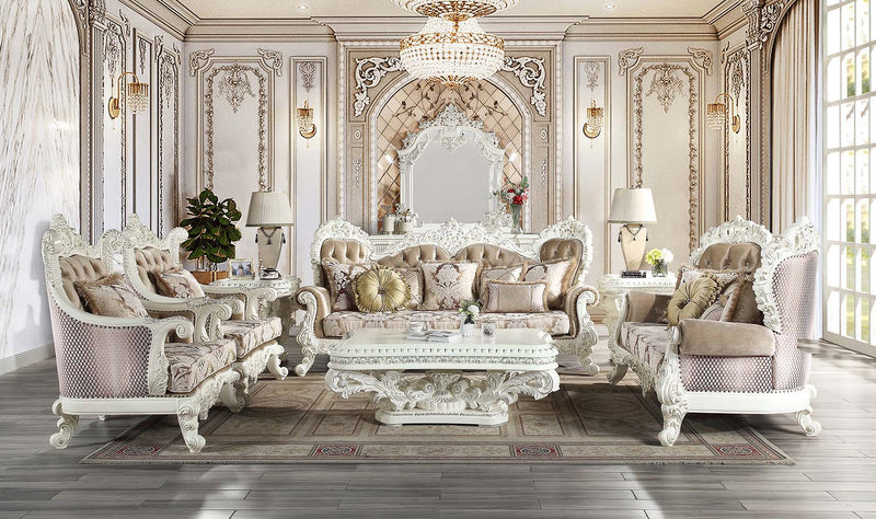 Sofa w/7 Pillows