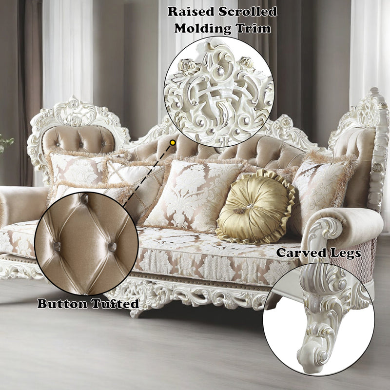 Sofa w/7 Pillows