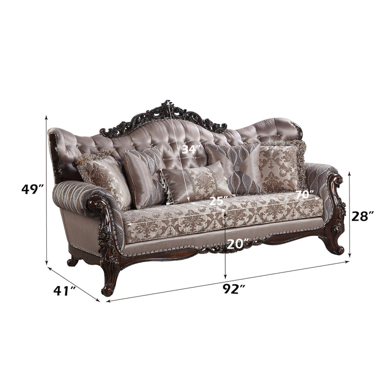 Sofa w/5 Pillows