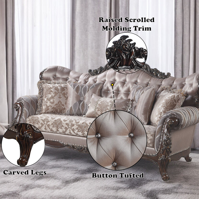 Sofa w/5 Pillows