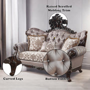 Loveseat w/3 Pillows