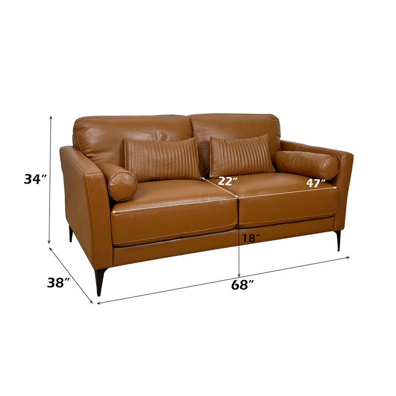 Loveseat w/5 Pillows