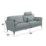 Loveseat w/5 Pillows
