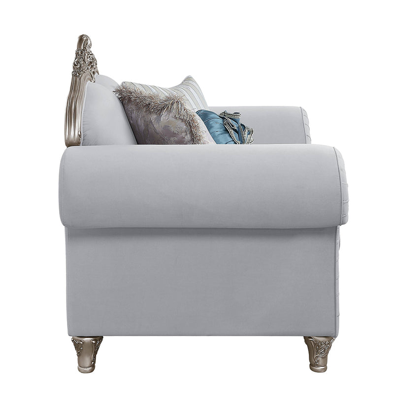 Loveseat w/5 Pillows