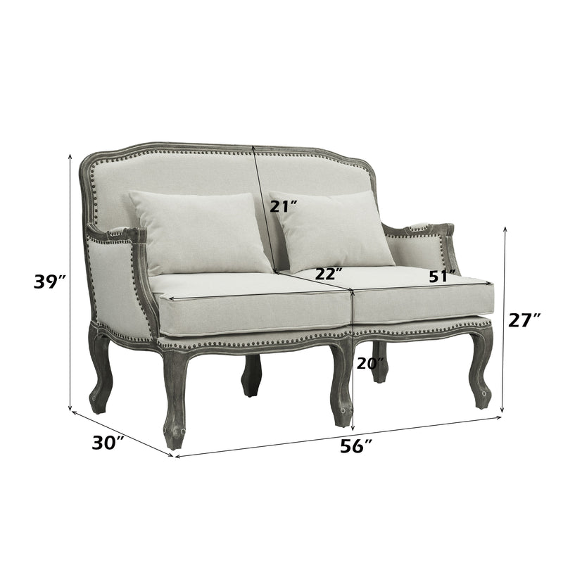 Loveseat w/2 Pillows
