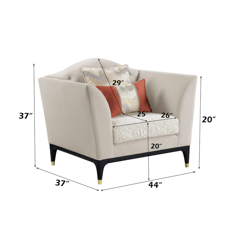 Chair w/2 Pillows