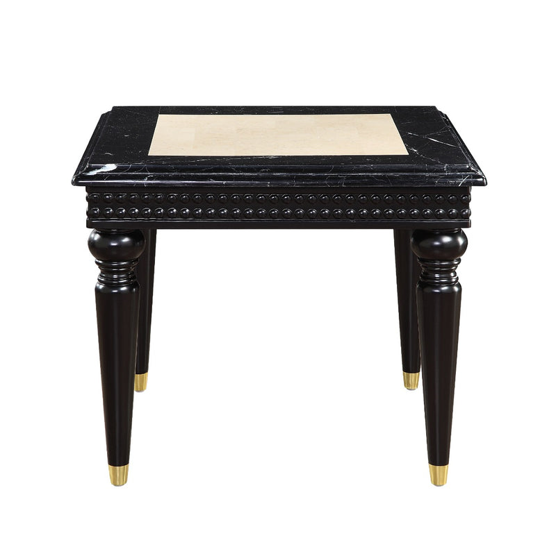 End Table w/Natrual Marble Top