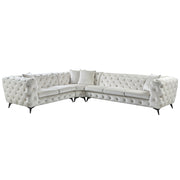 Sectional Sofa w/4 Pillows