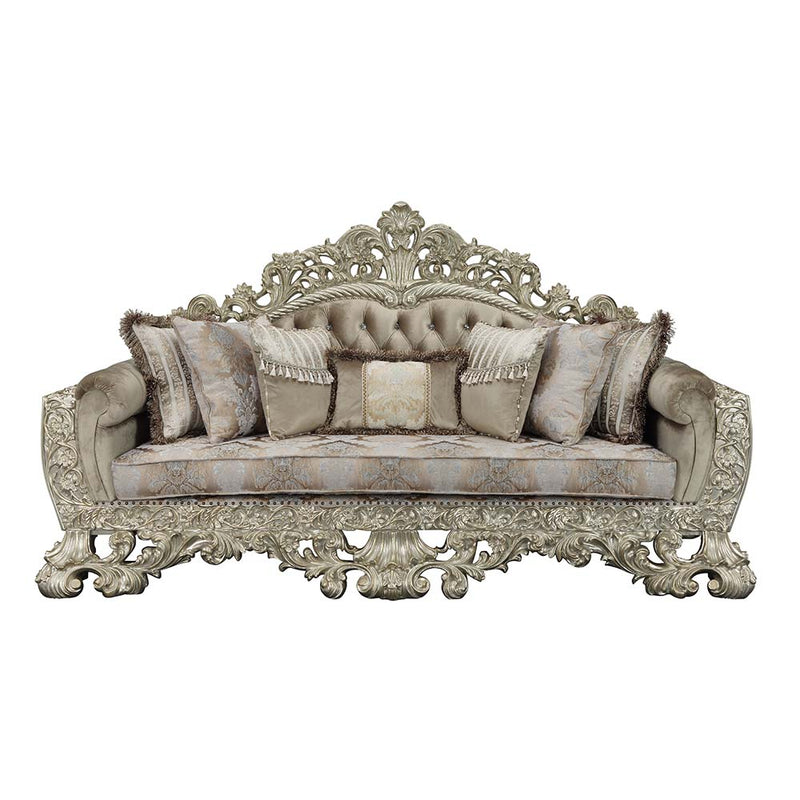 Sofa w/7 Pillows