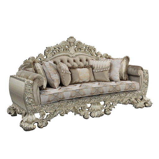 Sofa w/7 Pillows